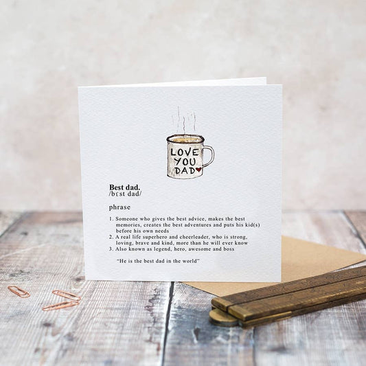 Best Dad Card (Cello-Free)