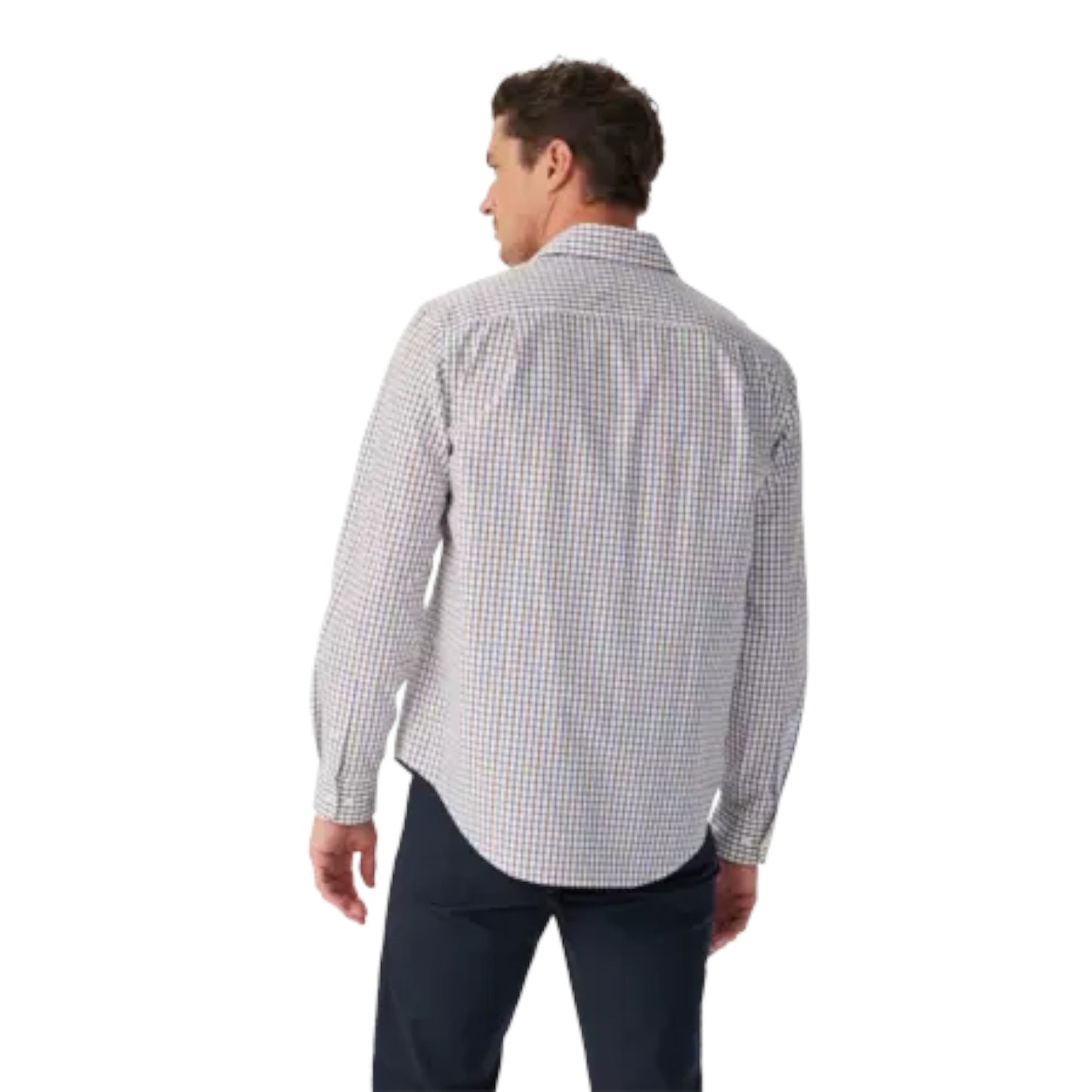 R.M.Williams Newland Poplin Check Shirt Burgundy