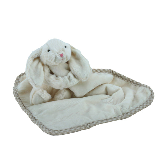 Jomanda Bunny Baby Plush Soft Toy Soother Comforter Cream