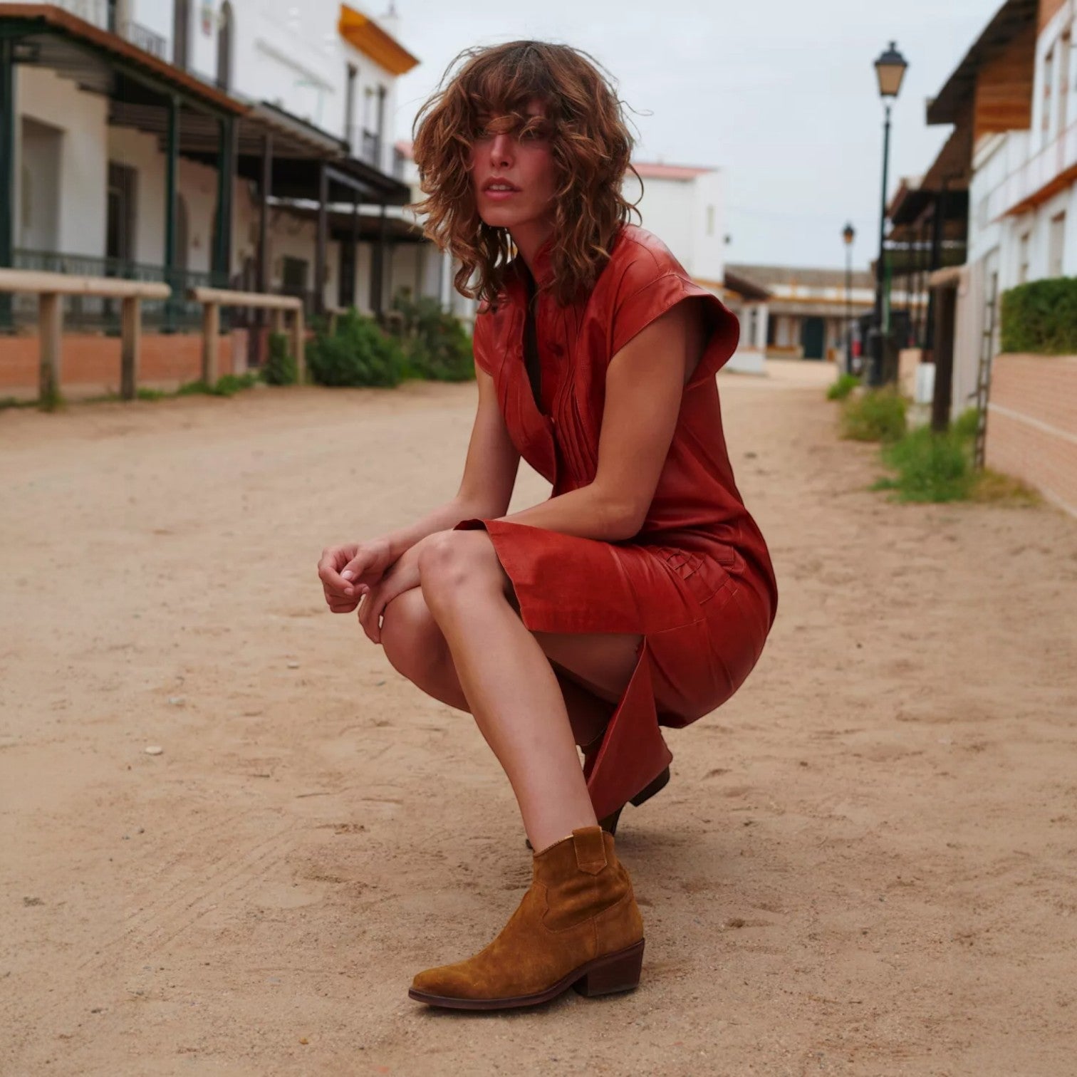 Penelope Chilvers Cassidy Suede Tan