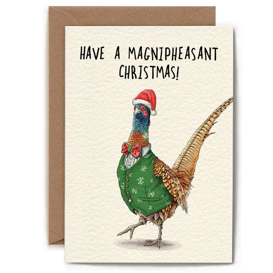Magnipheasant Christmas Card - Christmas Card