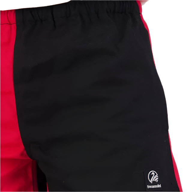 Swanndri Chequered Rugby Shorts in Red/Black