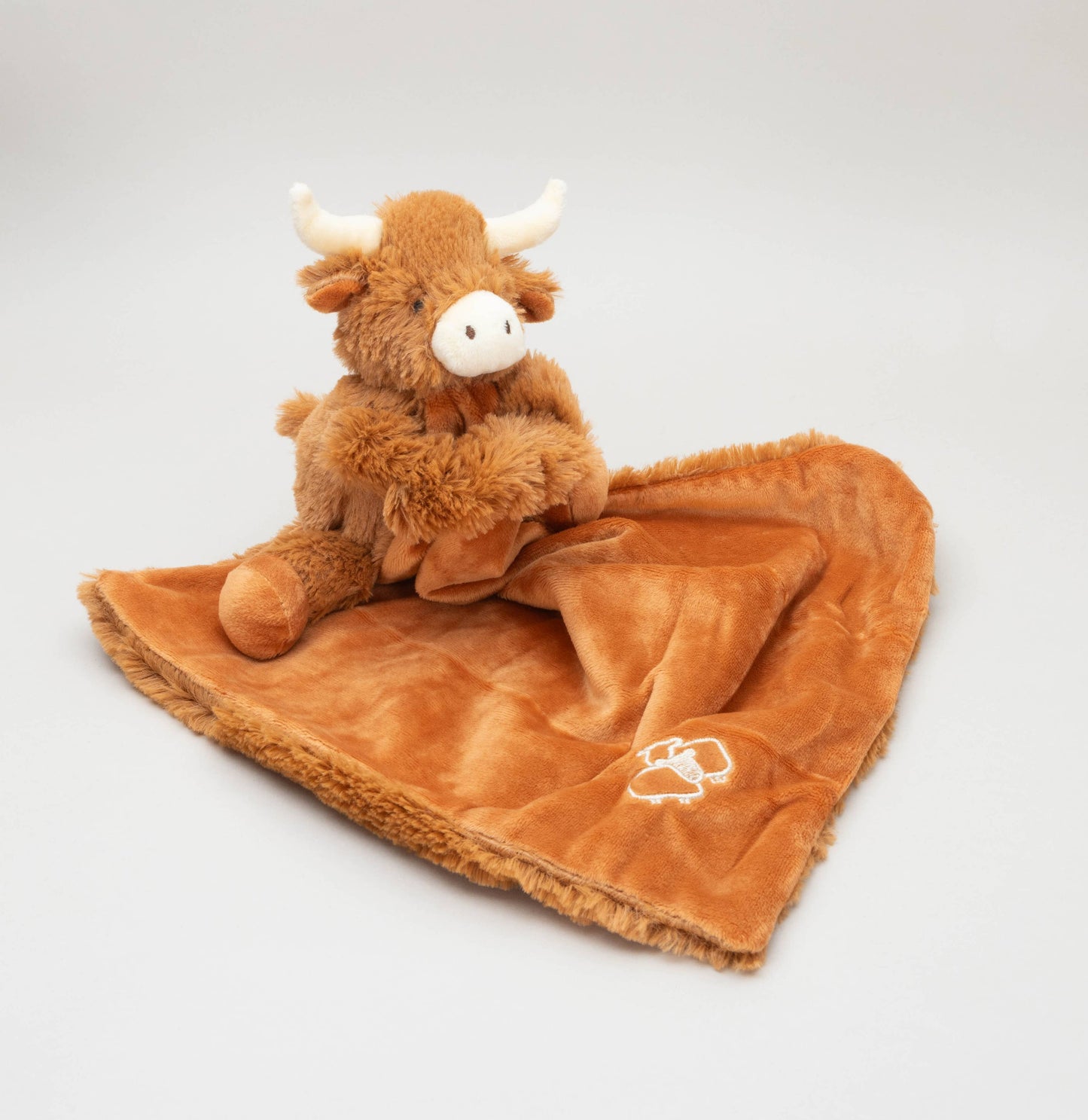 Horny Highland Cow Baby Soft Toy Soother Comforter 29cm