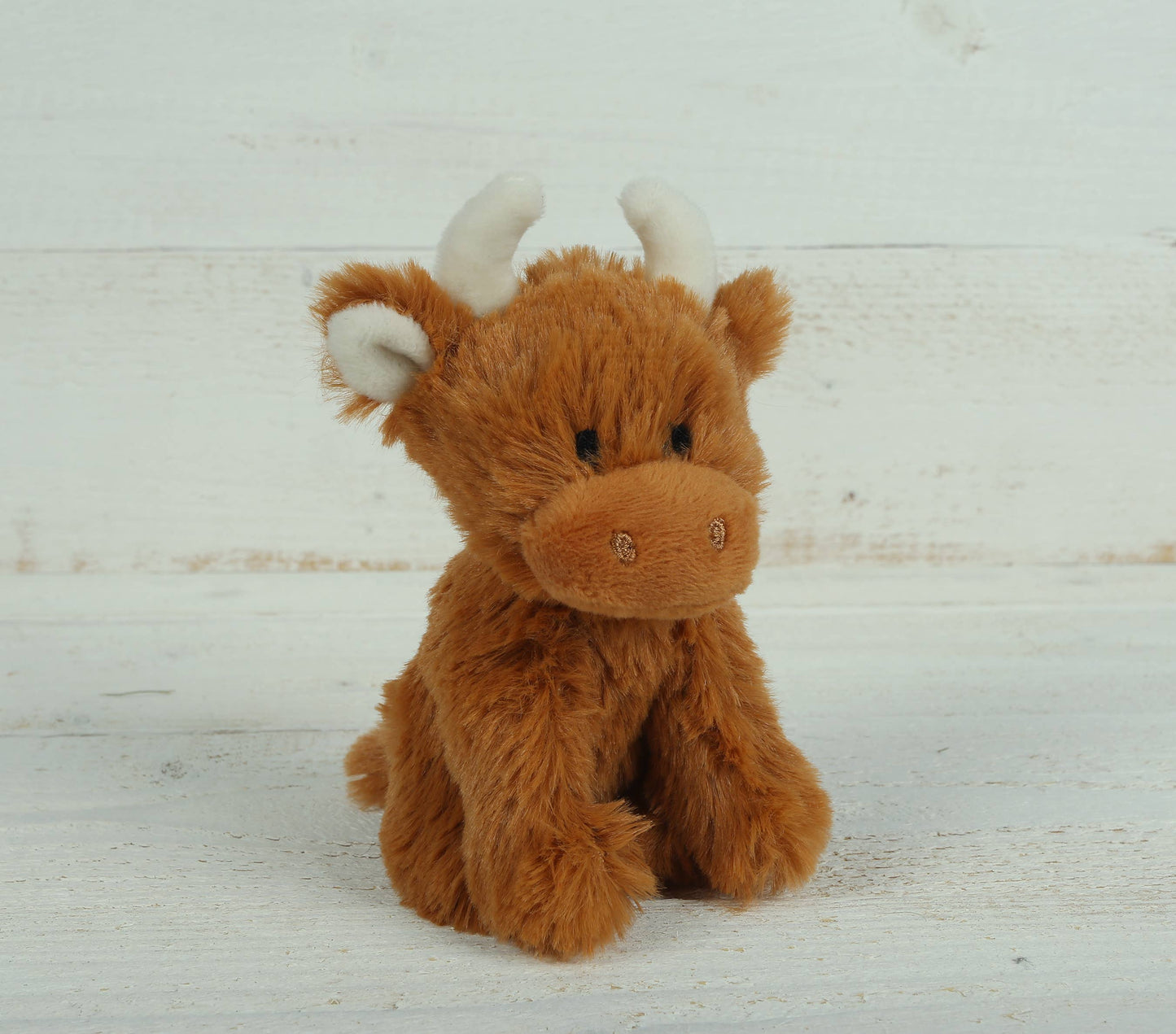 Holy Cow I'm Cute Highland Br Cow Baby Soft Mini Toy & Box