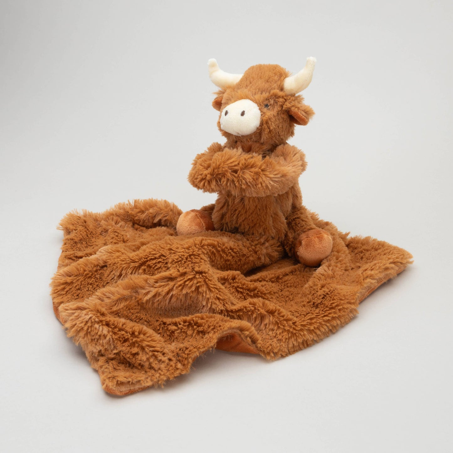 Horny Highland Cow Baby Soft Toy Soother Comforter 29cm