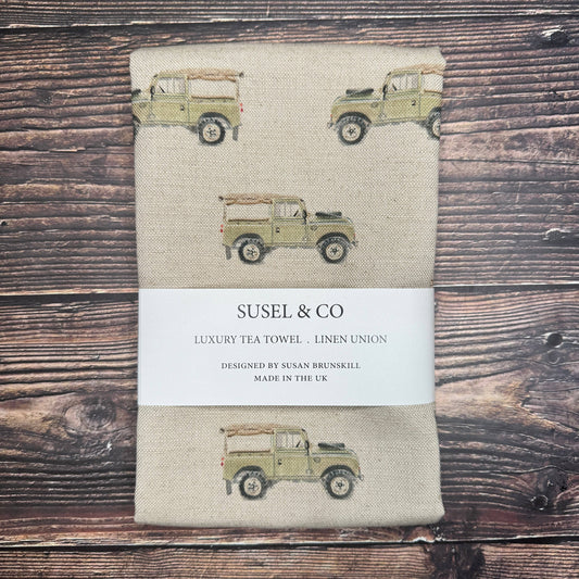 Susel & Co Defender - Luxury Linen Tea Towel