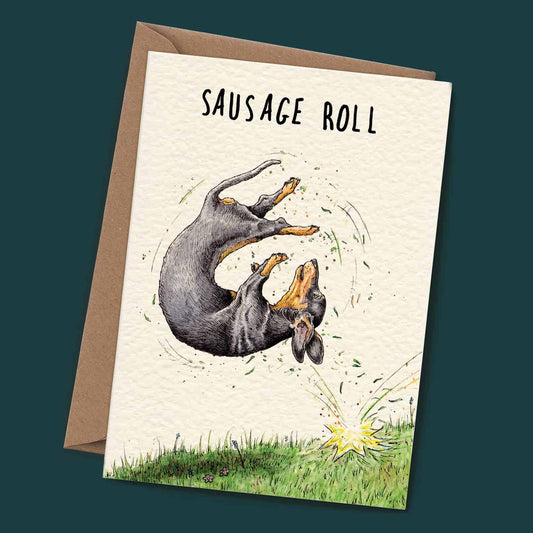 Sausage Roll Card - Everyday Card: 5" x 7"
