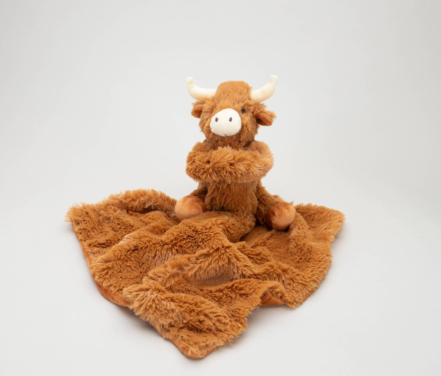 Horny Highland Cow Baby Soft Toy Soother Comforter 29cm