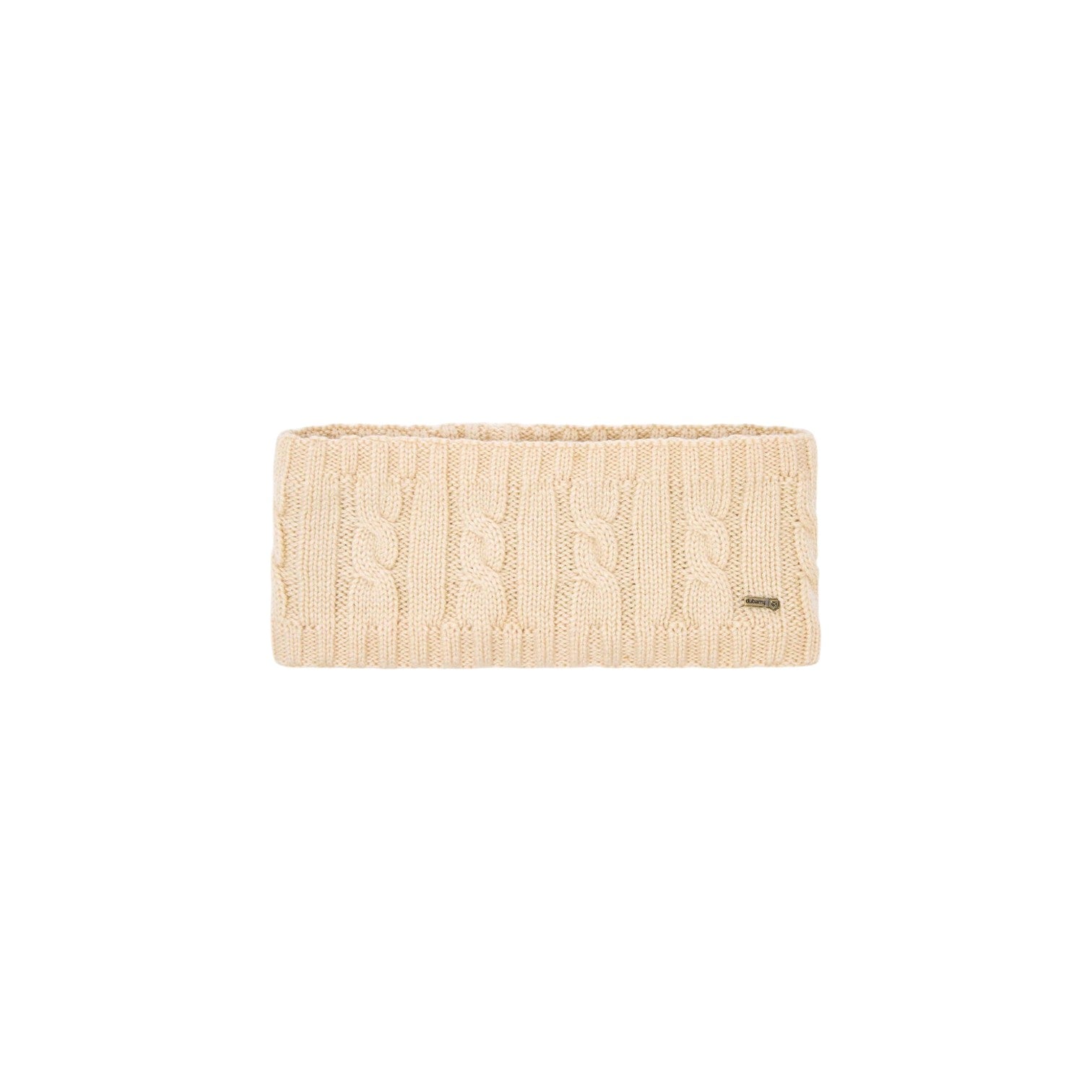 Dubarry Gleeson Cable Knit Headband Chalk
