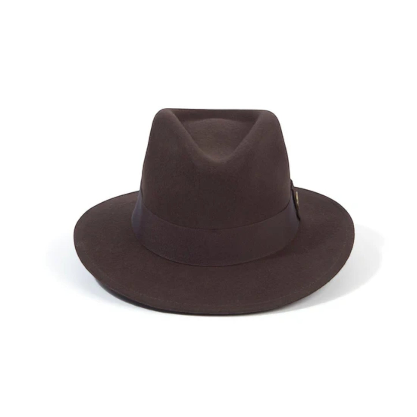 Hicks & Brown The Norlfolk Fedora in Dark Brown
