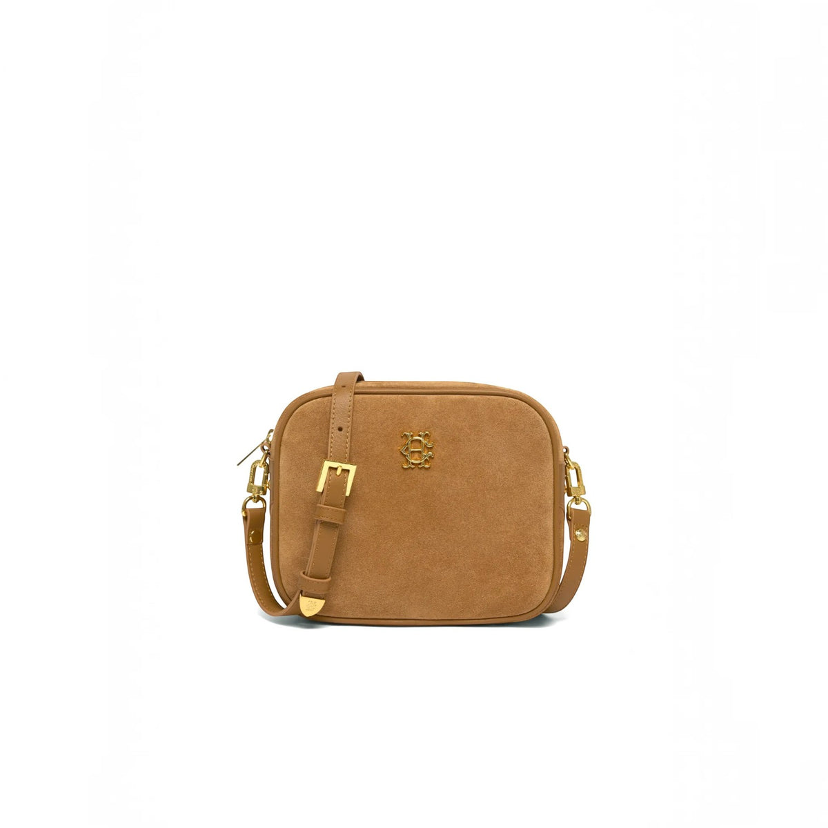 Holland Cooper Country Camera Bag Tan Suede