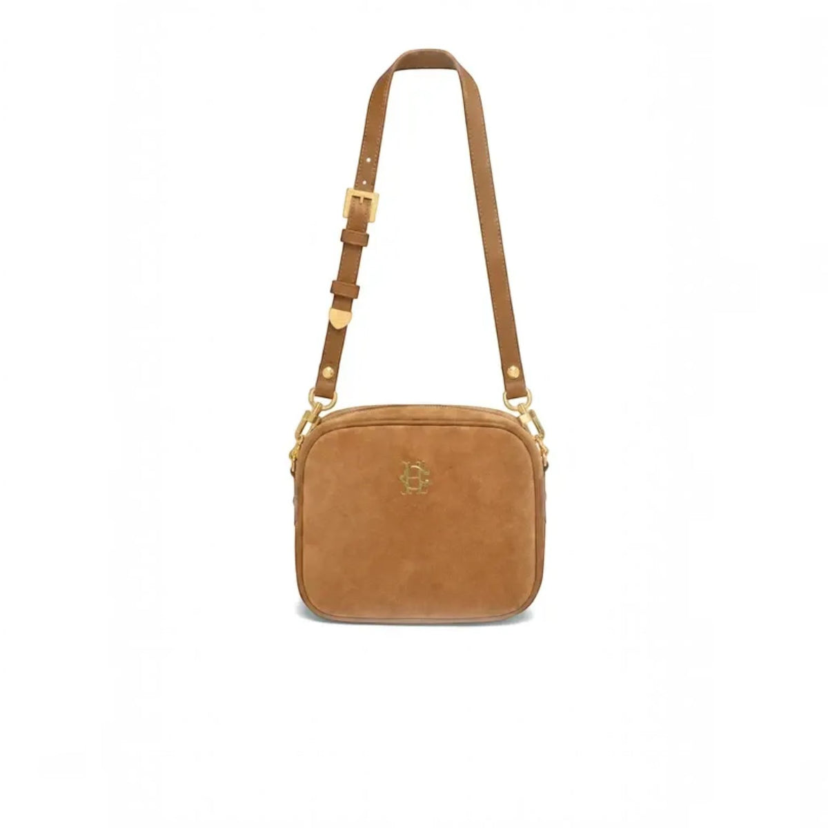 Holland Cooper Country Camera Bag Tan Suede