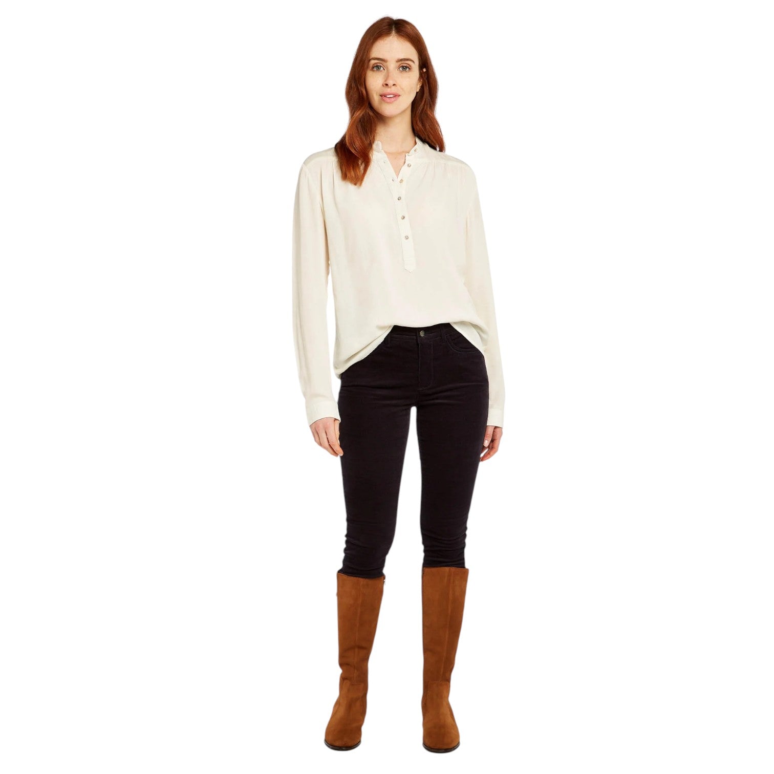Dubarry Honeysuckle Pincord Jeans Navy