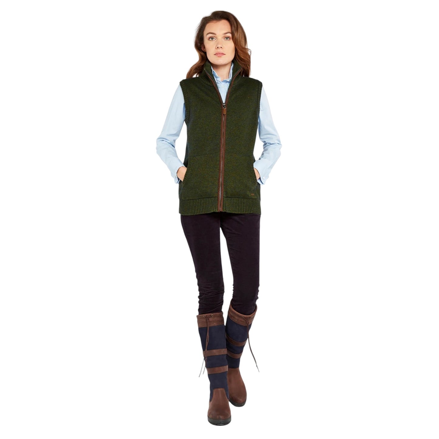 Dubarry Sheedy Knit Gilet Olive