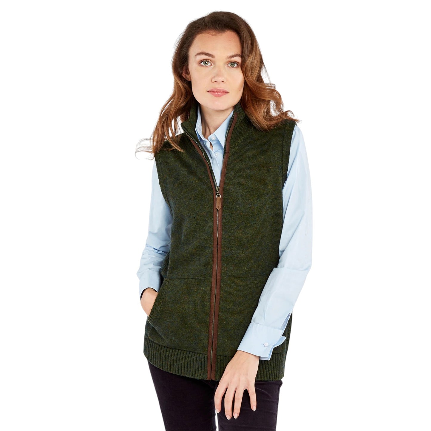 Dubarry Sheedy Knit Gilet Olive