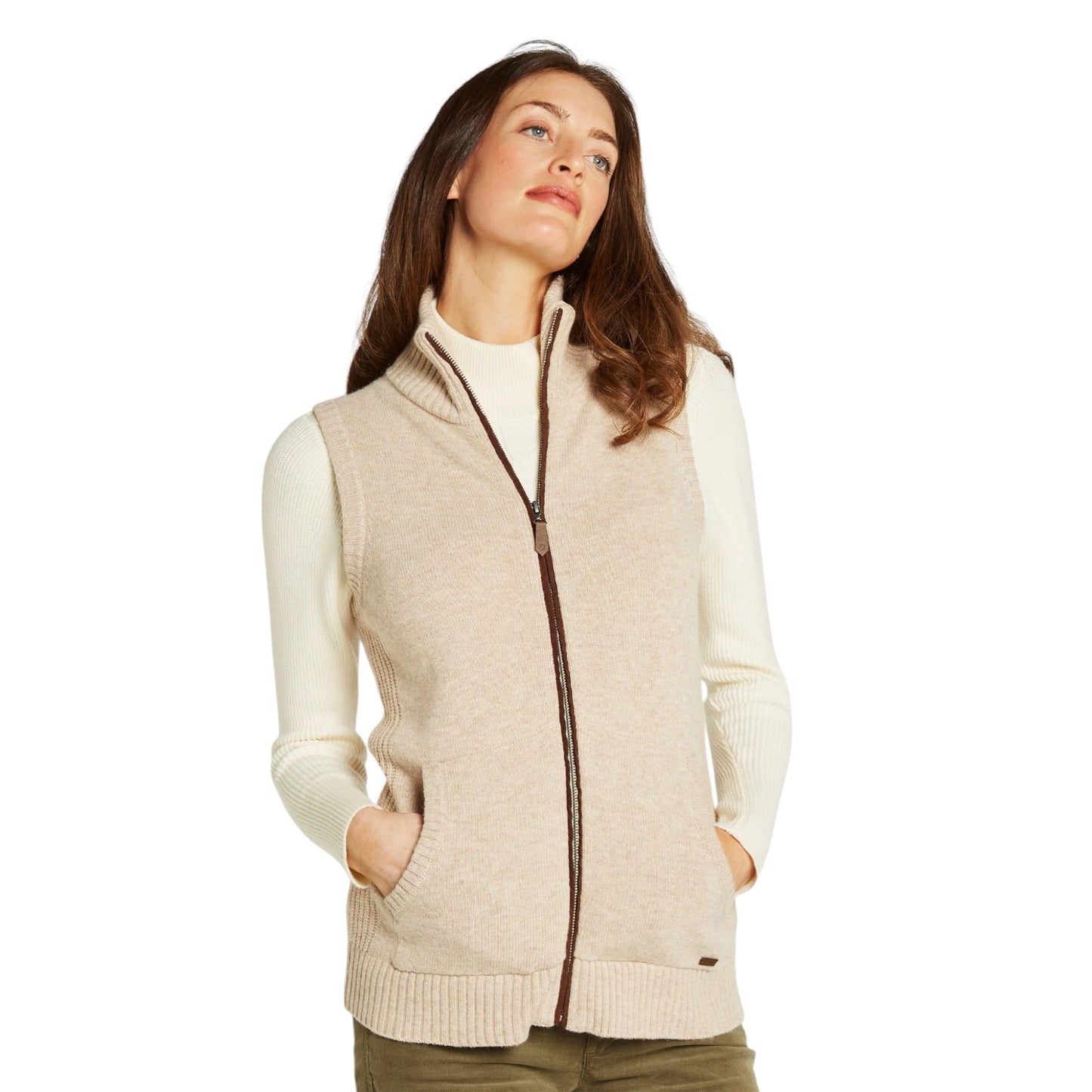 Dubarry Sheedy Knit Gilet Oat