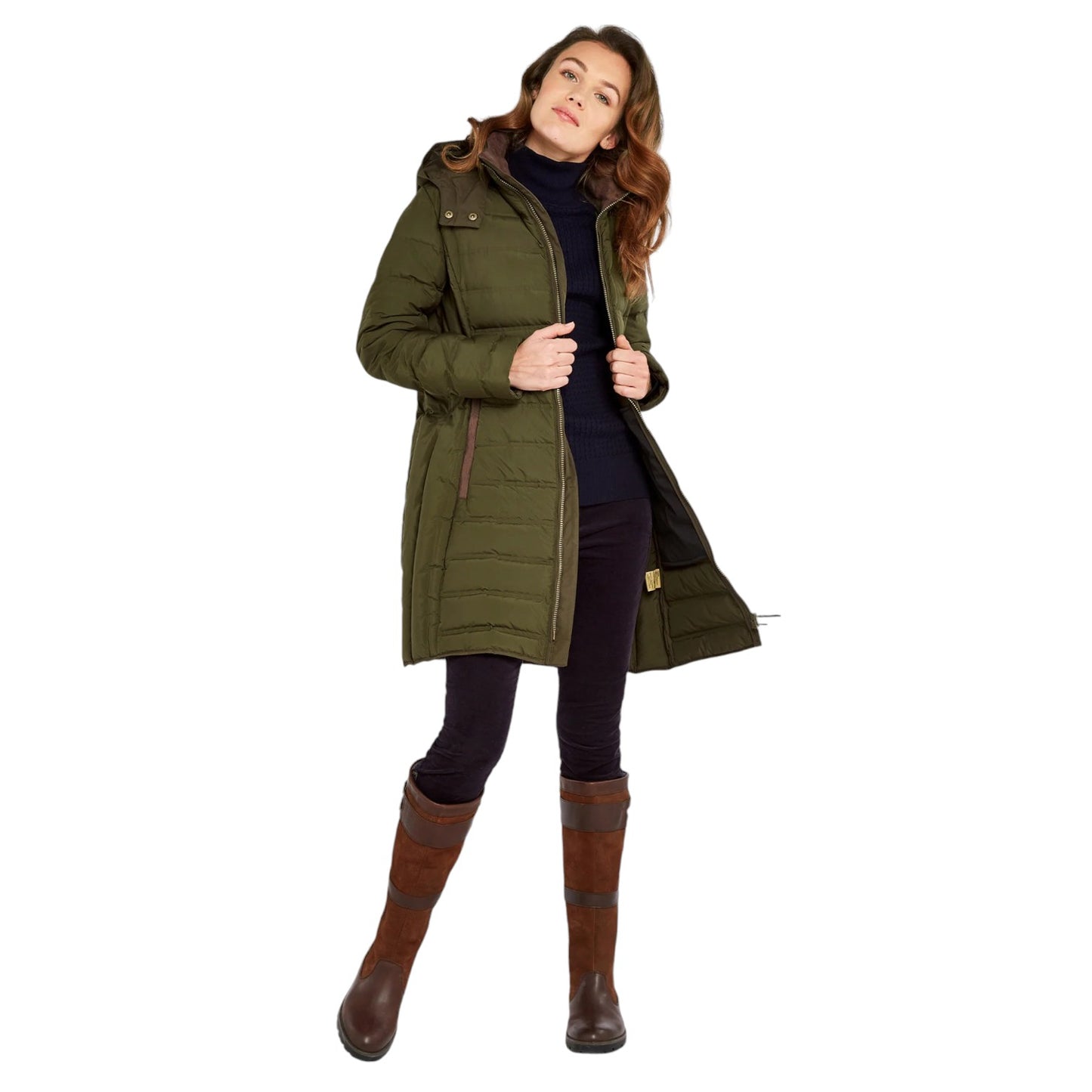 Dubarry Ballybrophy Quilted Jacket Olive