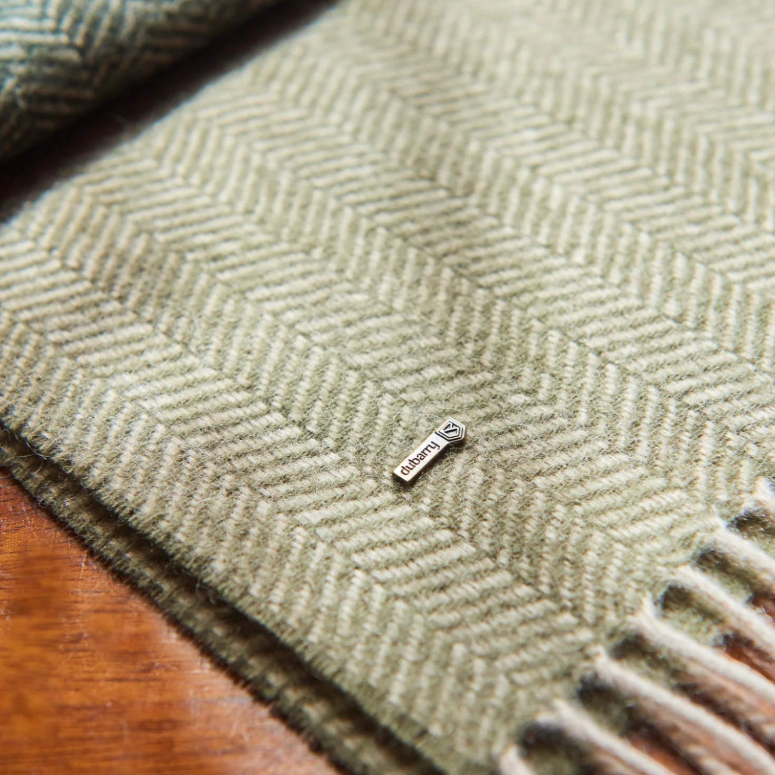 Dubarry Kingsley Wool Scarf Olive