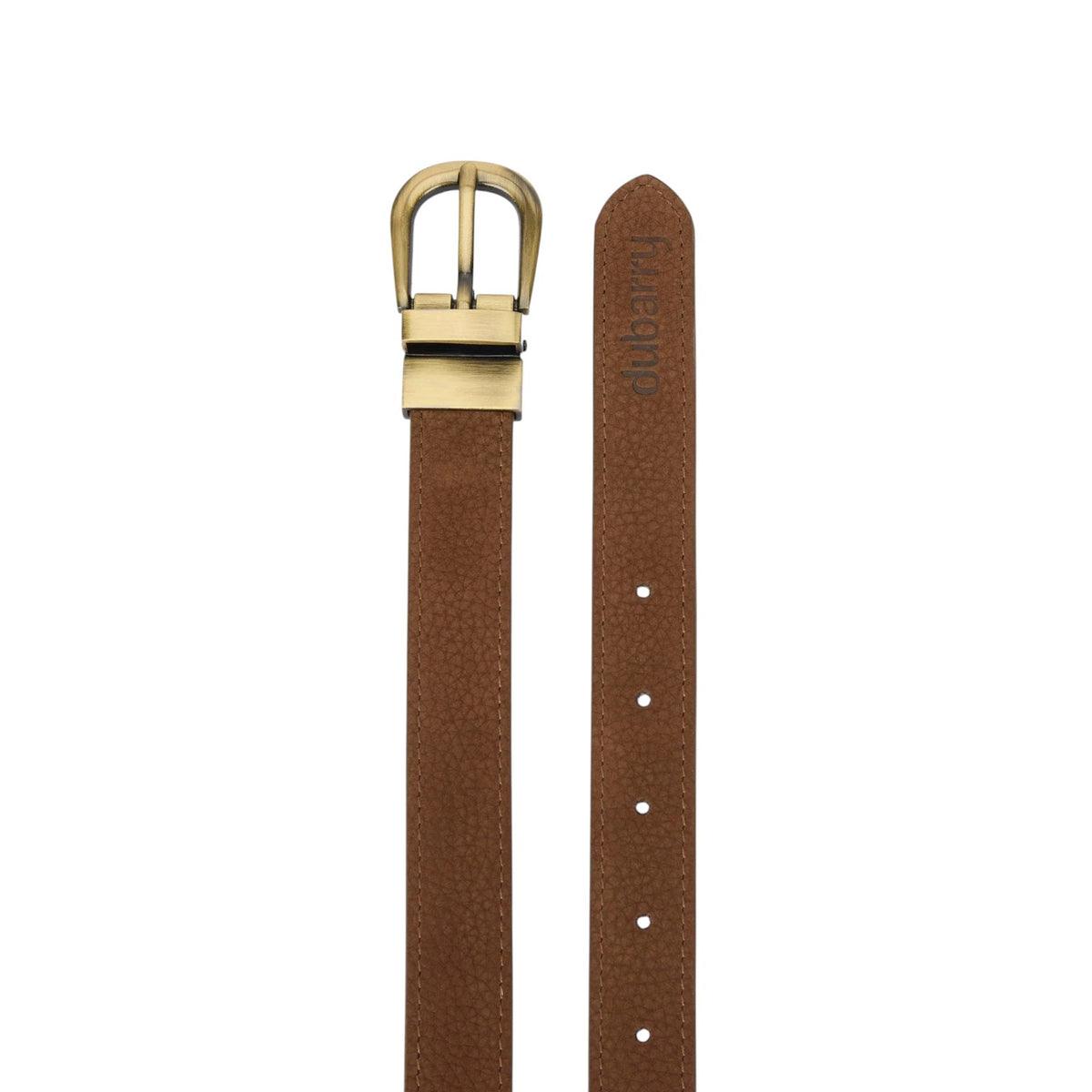 Dubarry Larchville Reversible Leather Belt Walnut