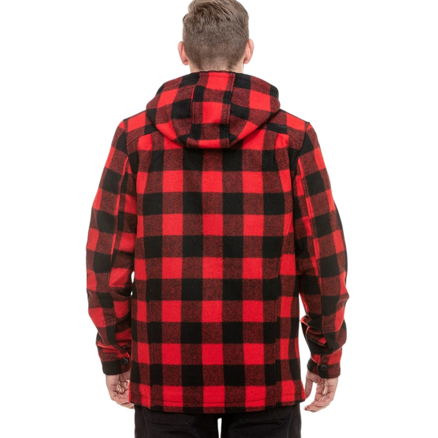 Swanndri Red/Black Check Hudson Hoodie