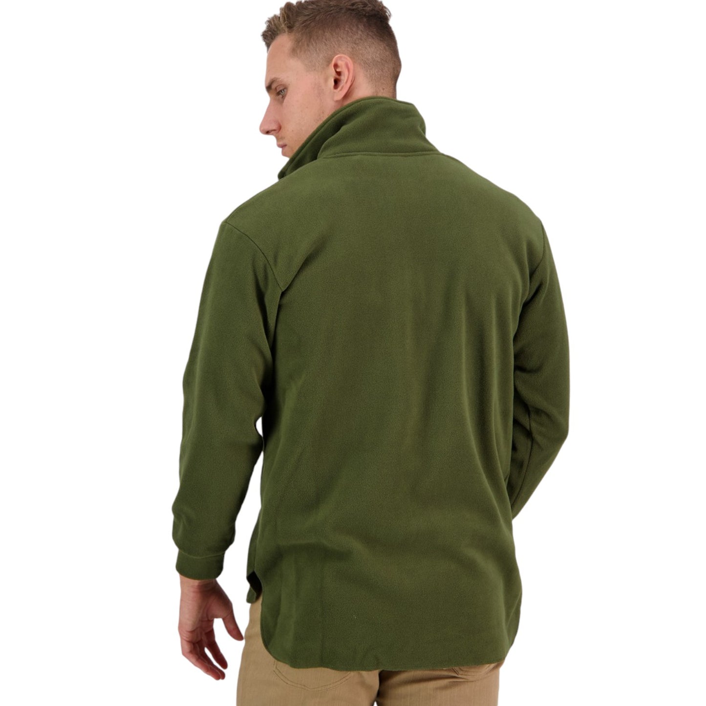 Swanndri Olive Motu Fleece Pullover