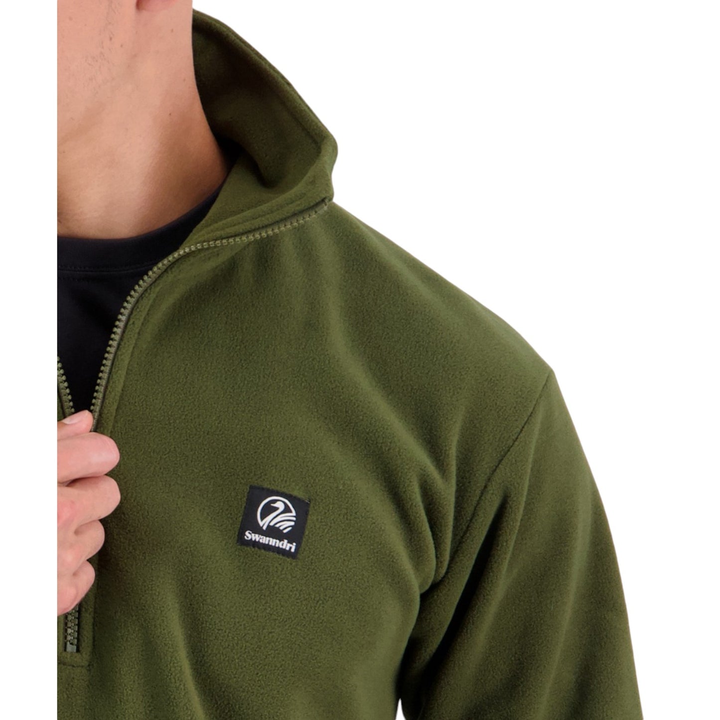 Swanndri Olive Motu Fleece Pullover