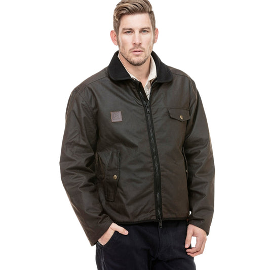 Swanndri Brown Waimak Oilskin Jacket