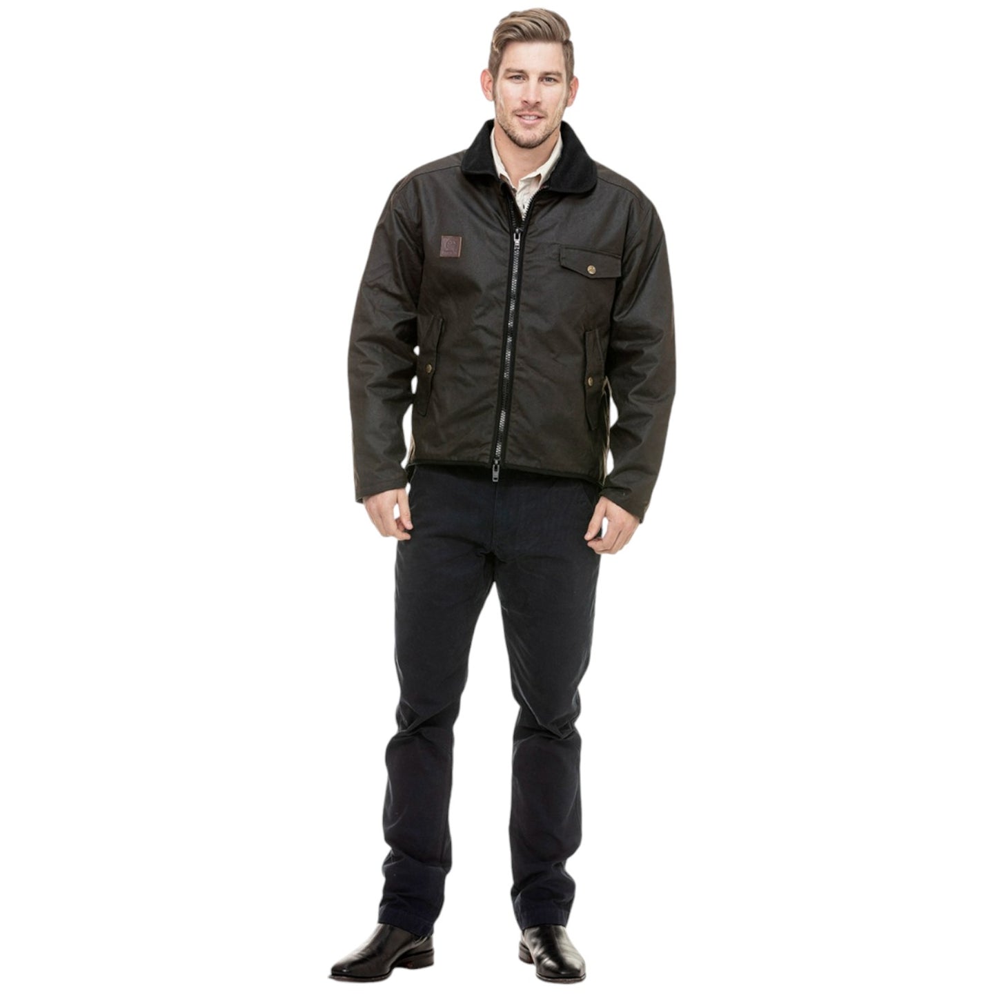 Swanndri Brown Waimak Oilskin Jacket