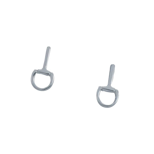 Reeves & Reeves Mini Sterling Silver Snaffle Studs