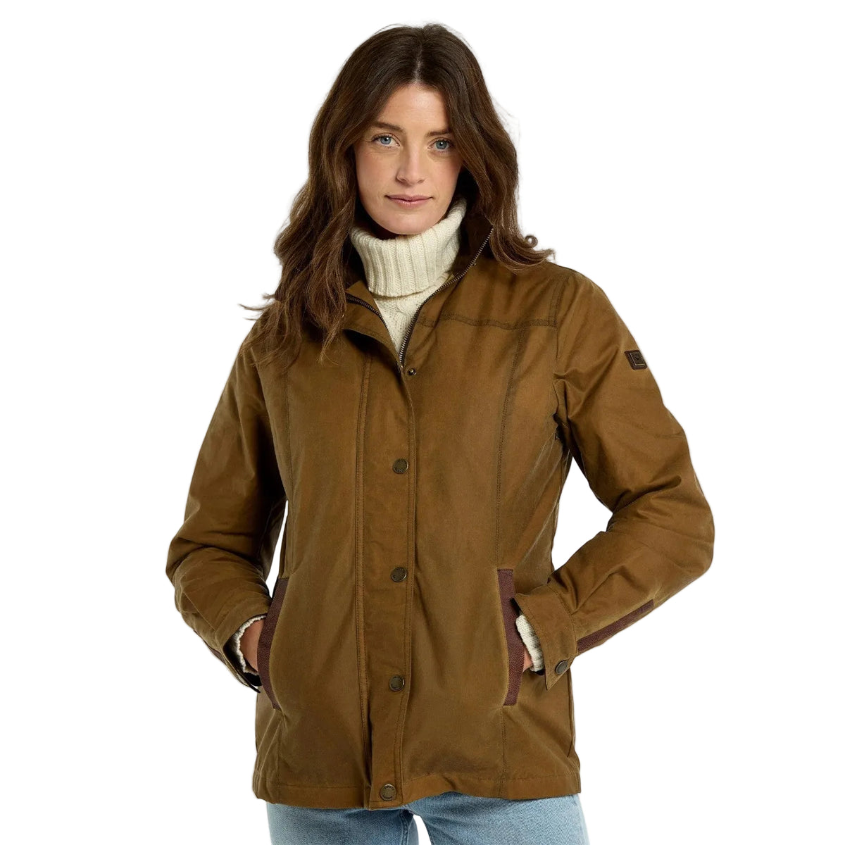 Dubarry Mountrath Wax Jacket Ochre