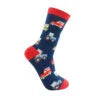 Mr Sparrow On The Farm Navy Sock