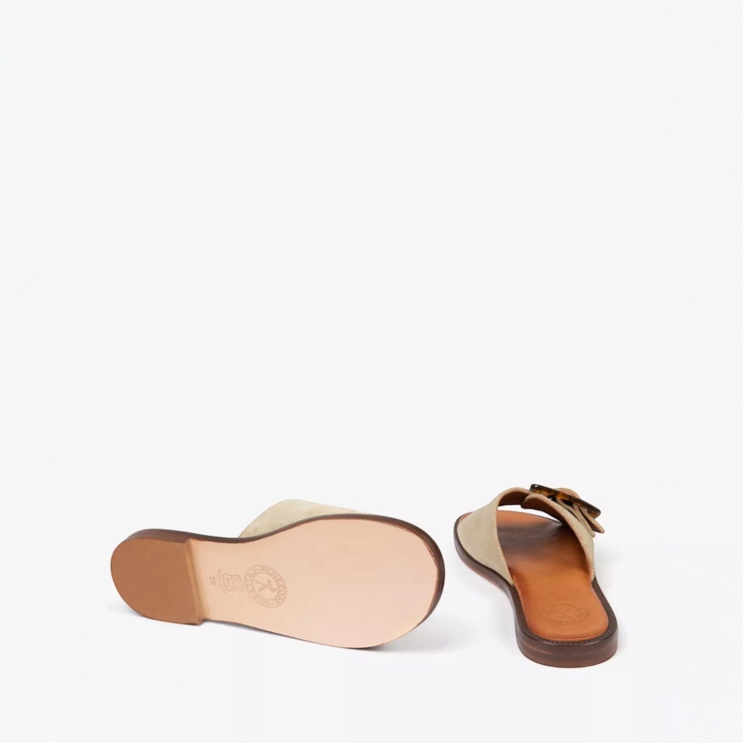 Penelope Chilvers Biarritz Buckle Sandal Camel