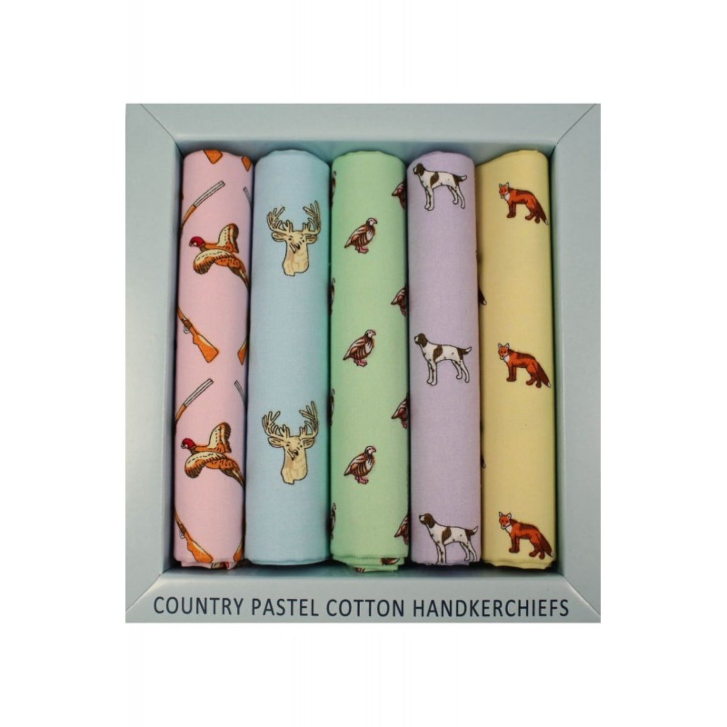 Soprano Country Handkerchiefs - Animals in Pastel Colours