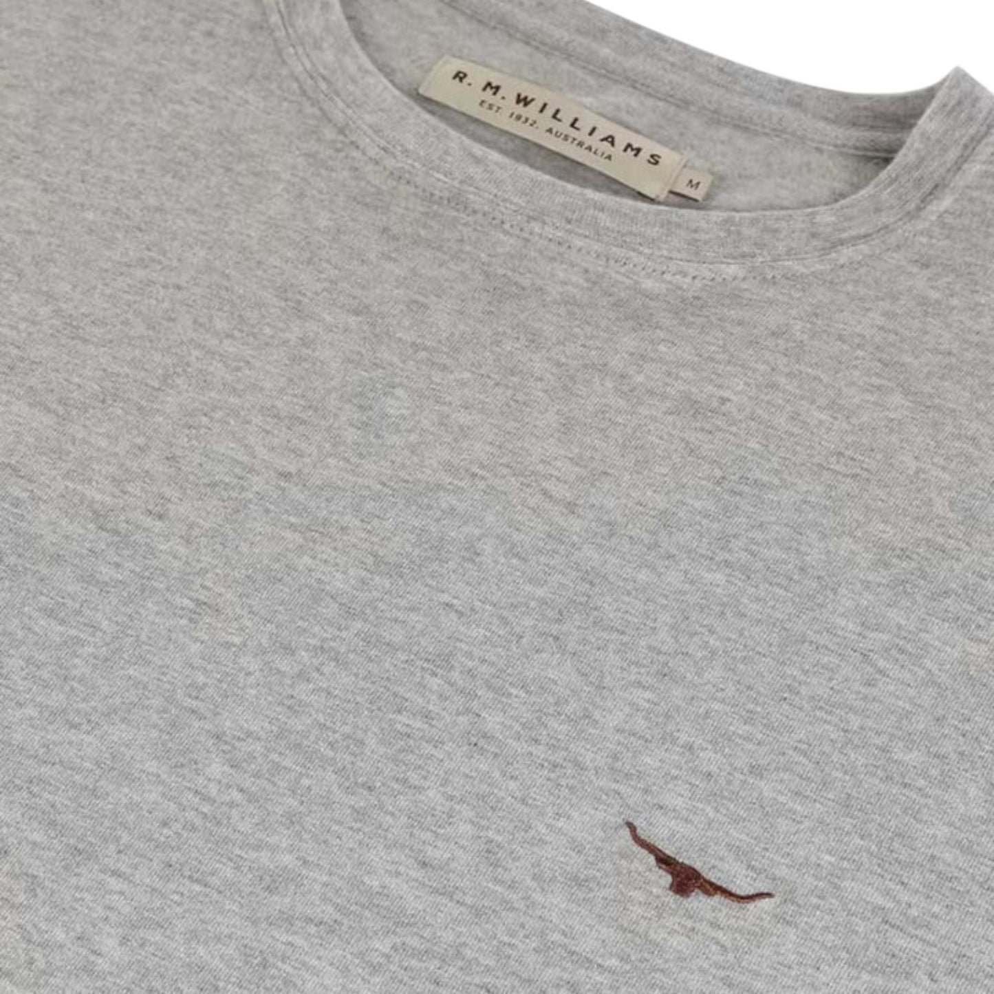 R.M. Williams Parson T-Shirt Grey Marle