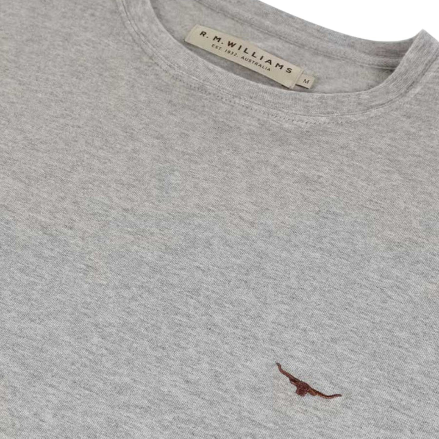 R.M. Williams Parson T-Shirt Grey Marle