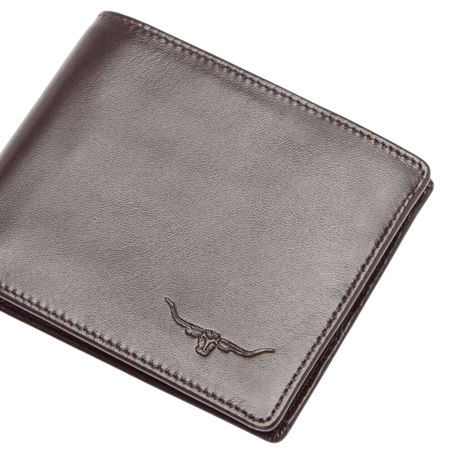 R.M. Williams Trifold Leather Wallet Chestnut