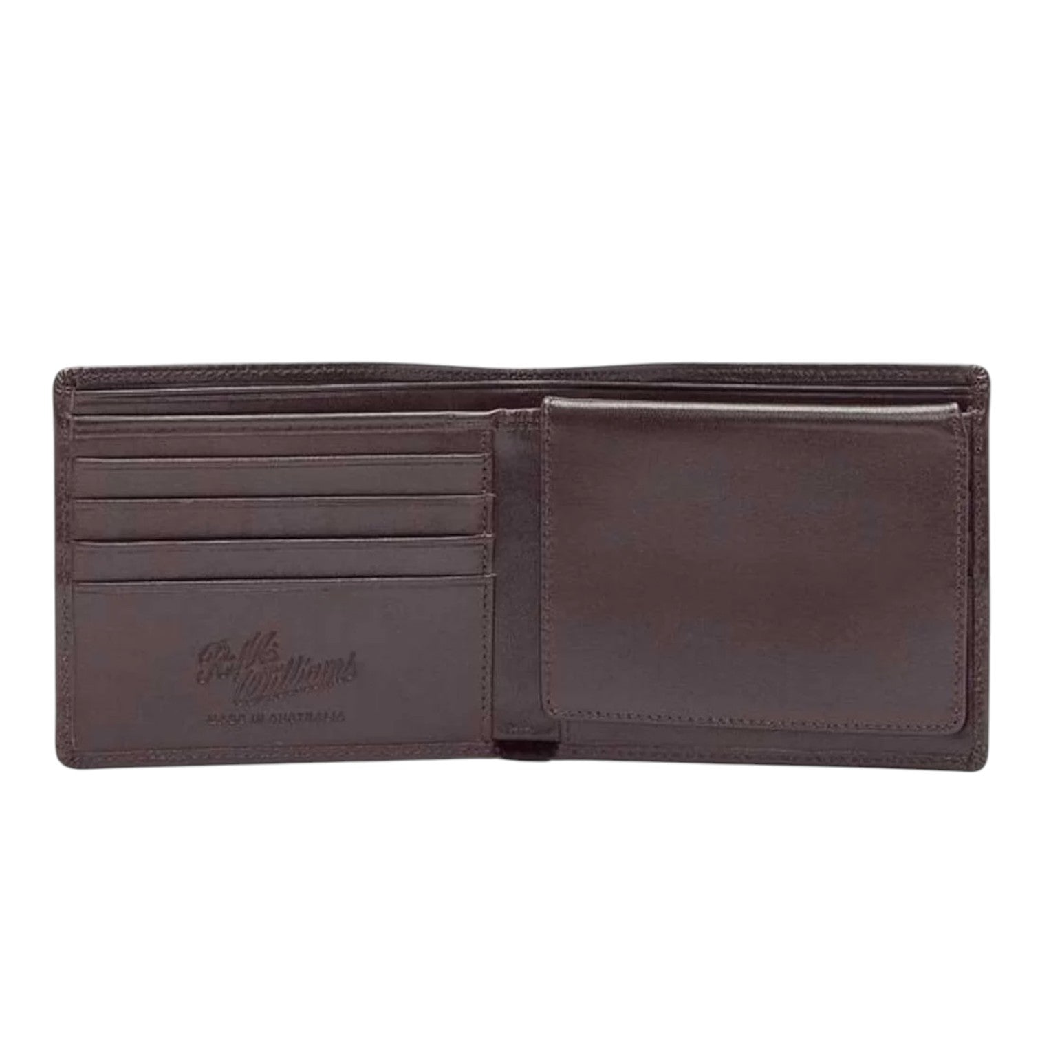 R.M. Williams Trifold Leather Wallet Chestnut