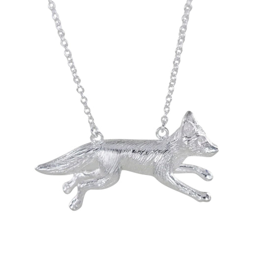 Reeves & Reeves Running Fox Necklace