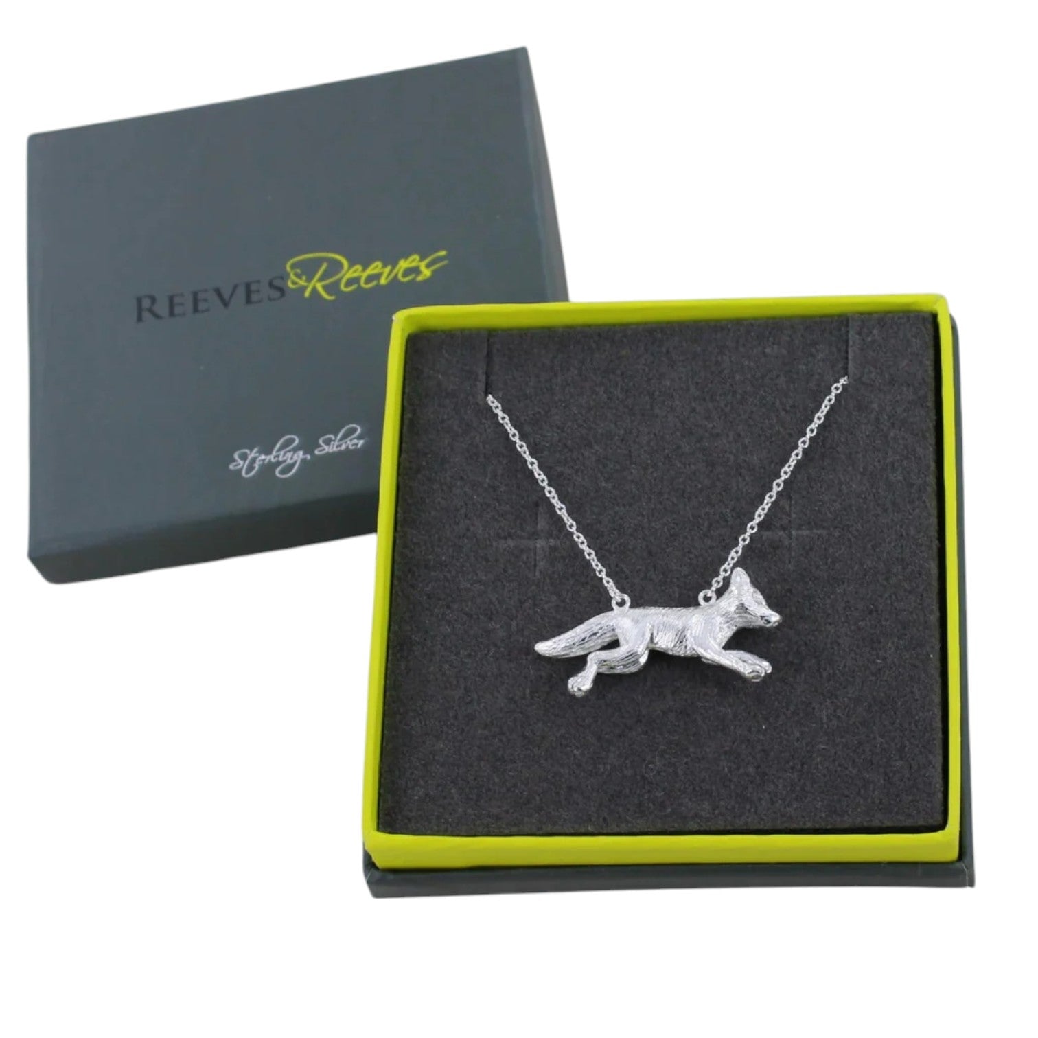 Reeves & Reeves Running Fox Necklace