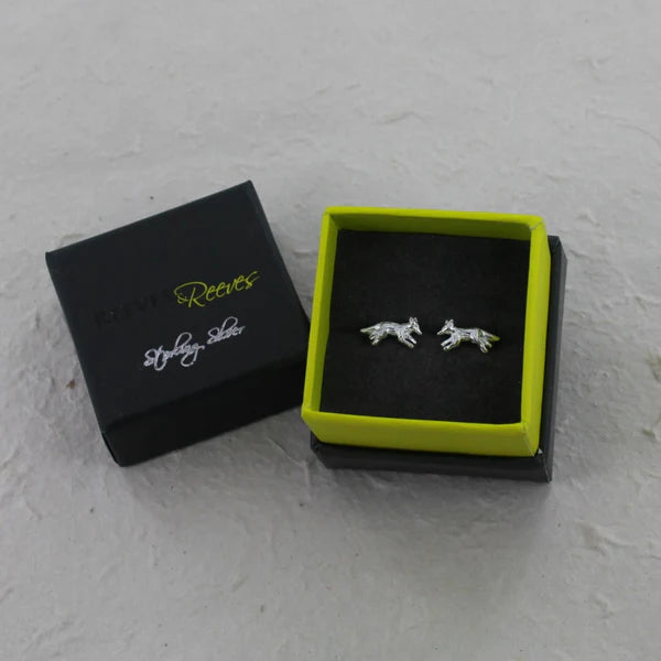 Reeves & Reeves Running Fox Earrings