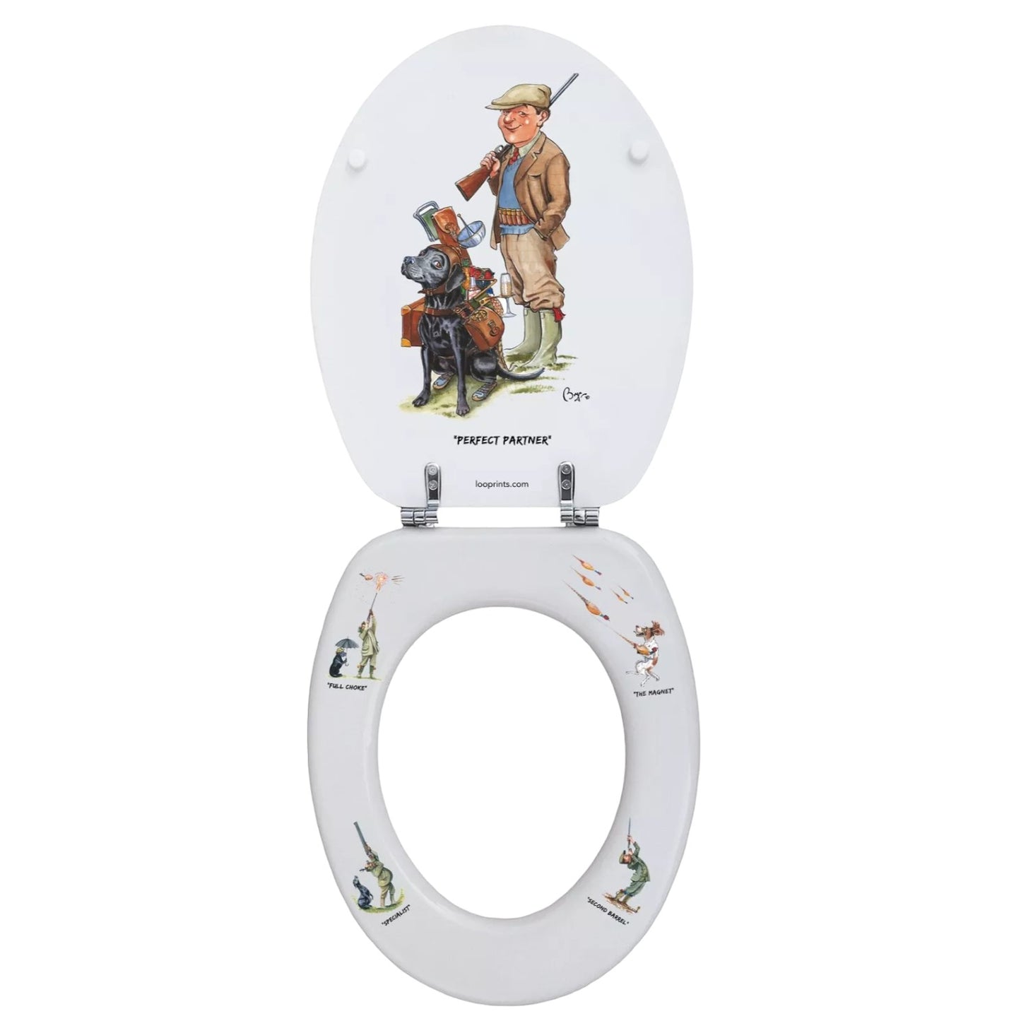 Loo Prints Bryn Parry Team Work Toilet Seat