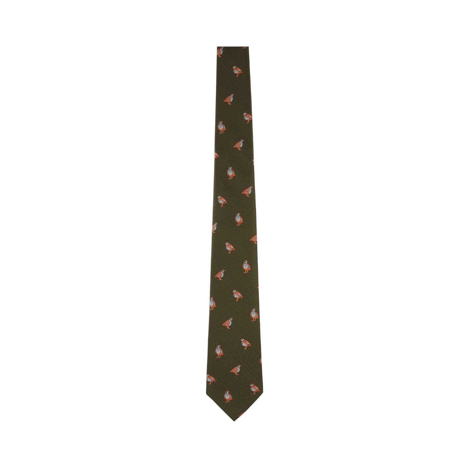 Schoffel Ashford Silk Tie (Boxed) Forest French Partridge