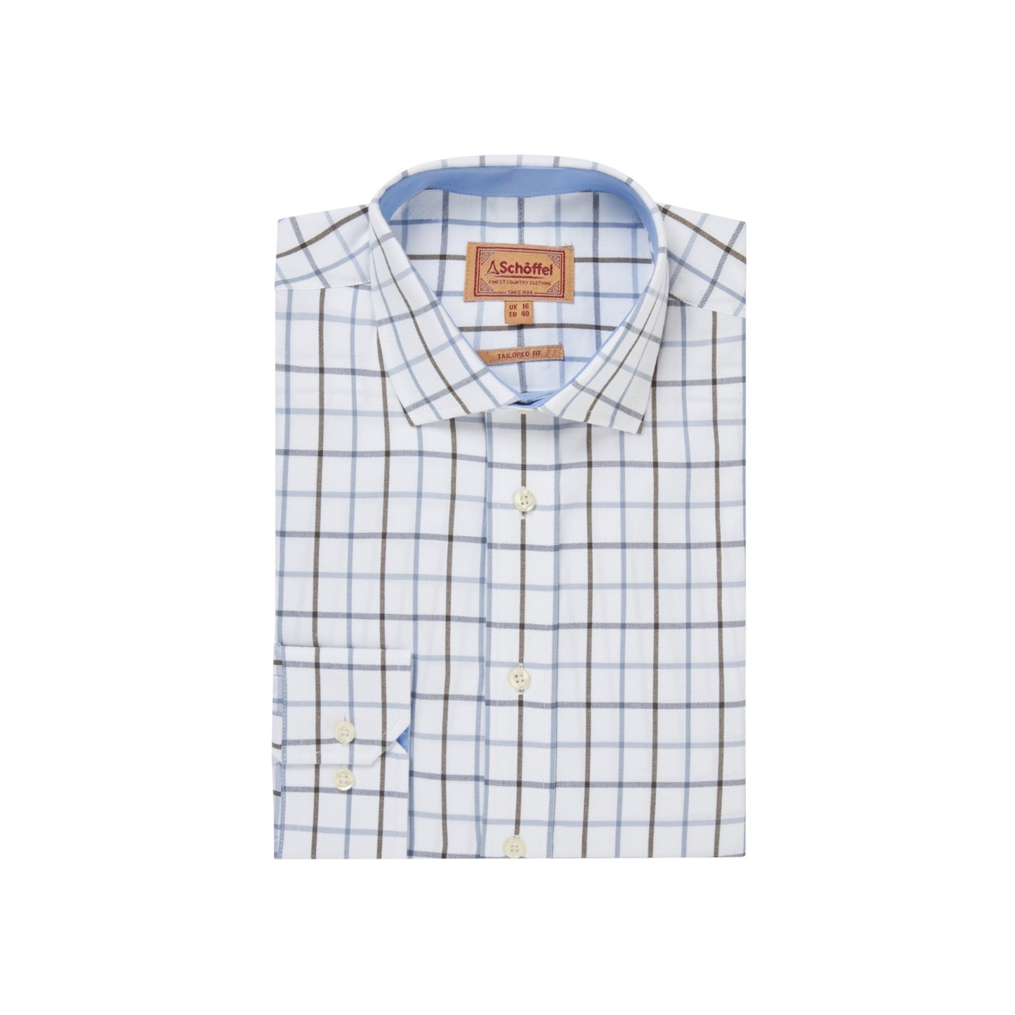 Schoffel Baconsthorpe Tailored Shirt Mountain Blue
