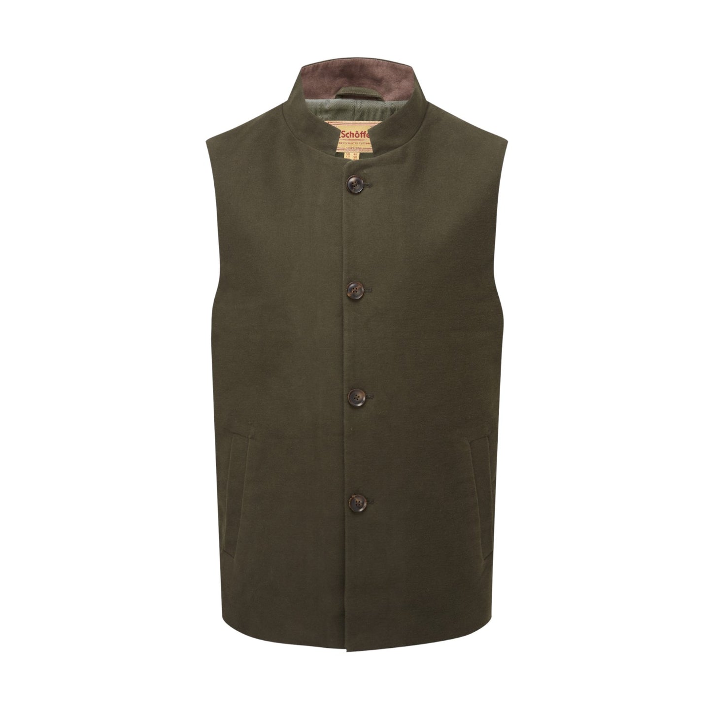 Schoffel Barnsdale Nehru Waistcoat - Forest