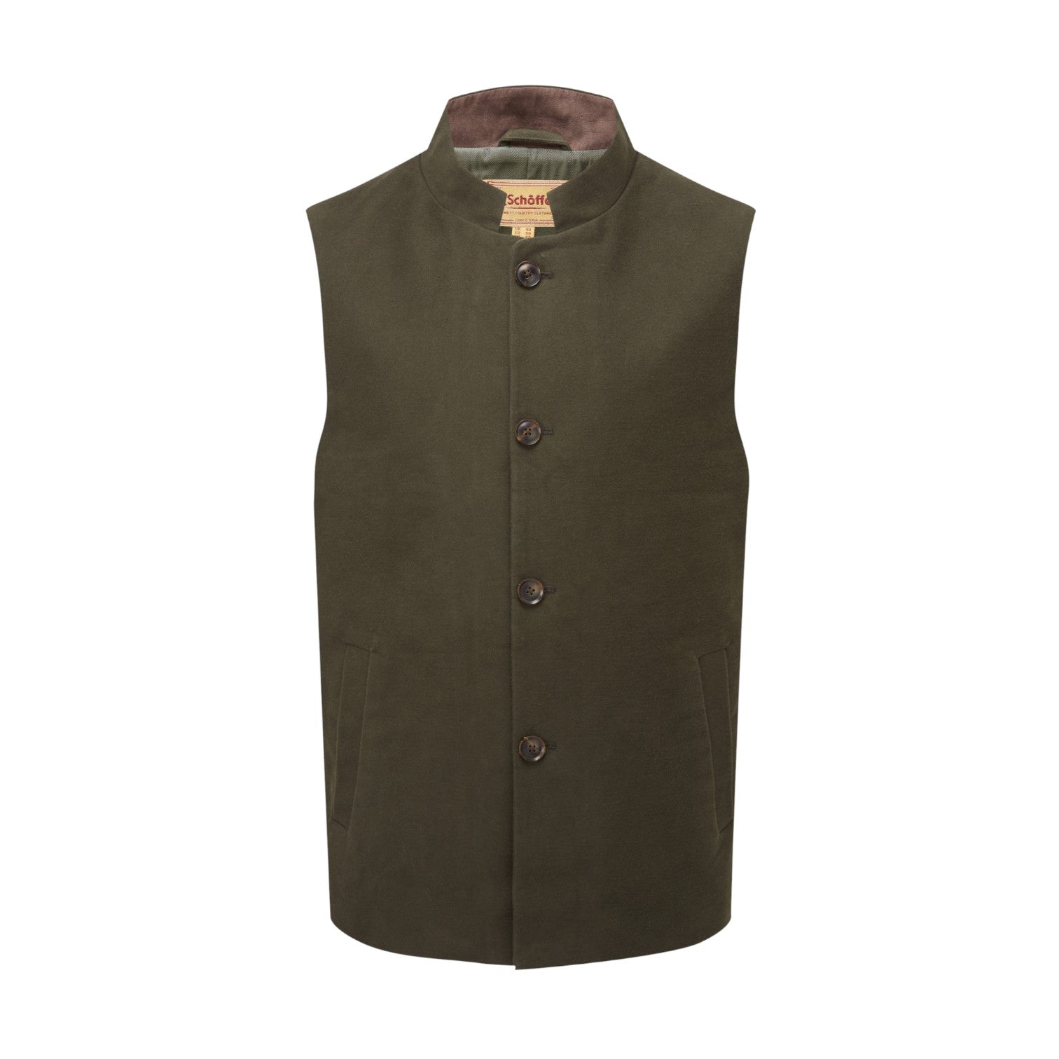 Schoffel Barnsdale Nehru Waistcoat - Forest