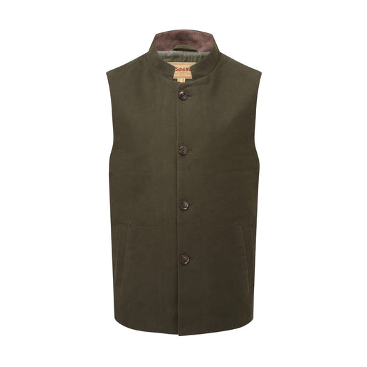 Schoffel Barnsdale Nehru Waistcoat - Forest