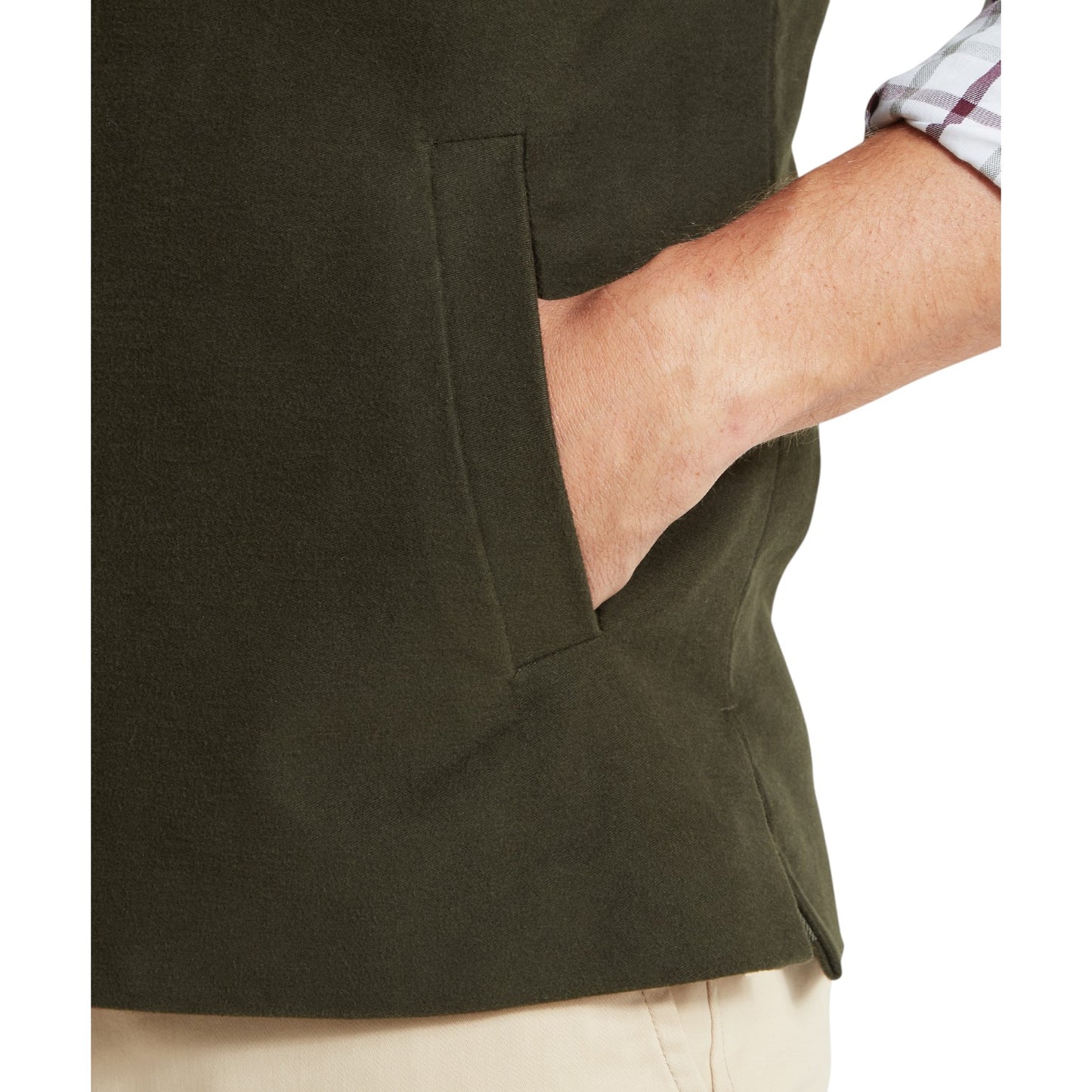 Schoffel Barnsdale Nehru Waistcoat - Forest