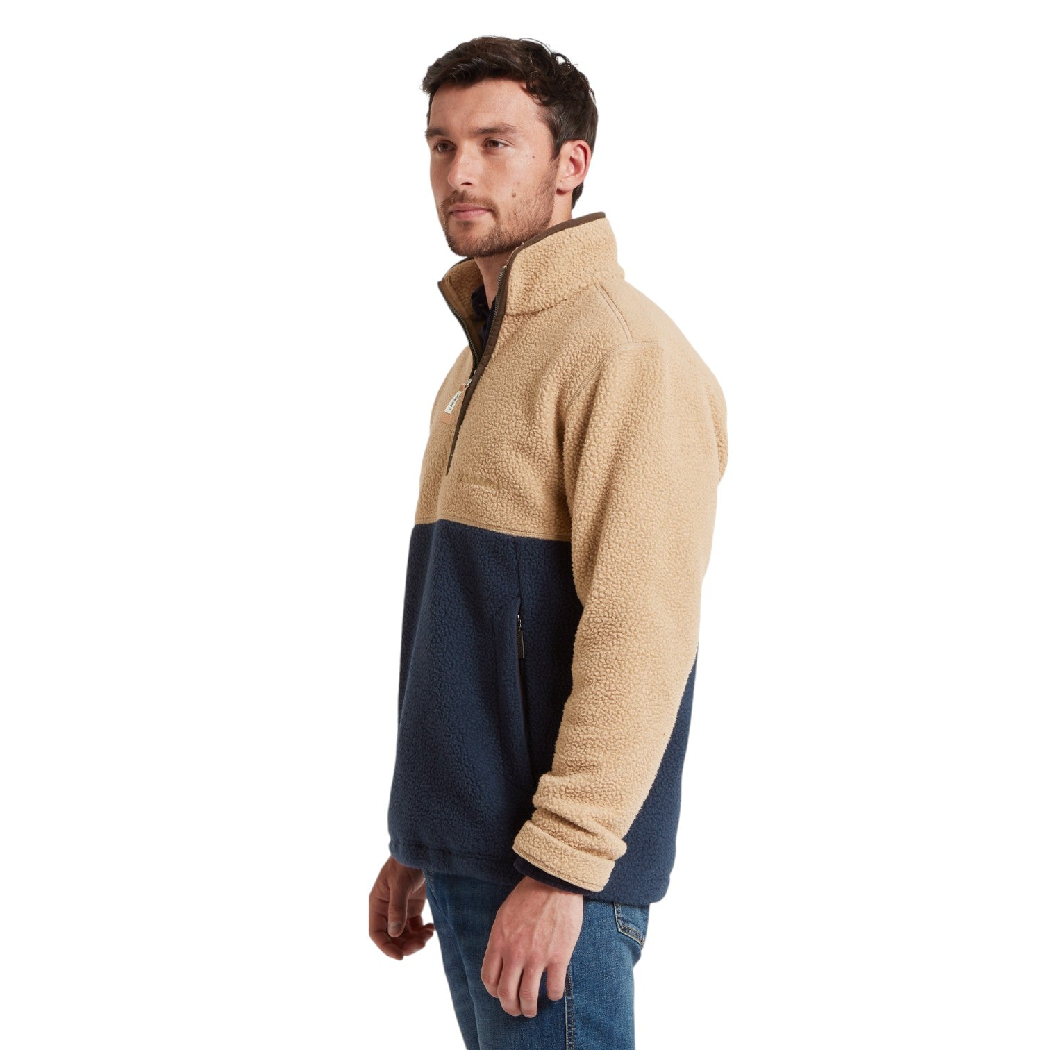 Schoffel Berkeley Retro Fleece True Navy/Tan