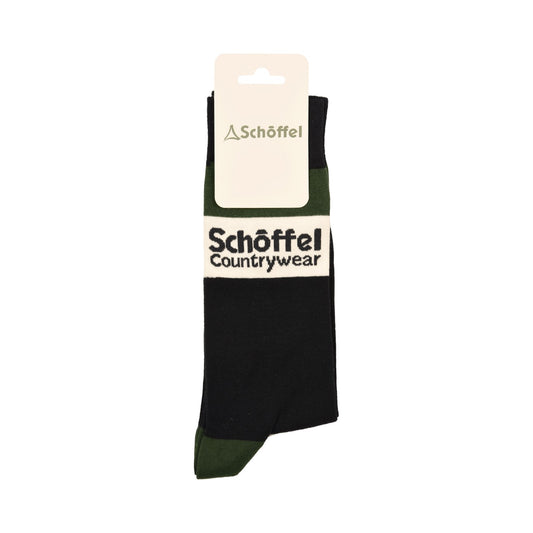 Schoffel Single Cotton Sock Pine Heritage