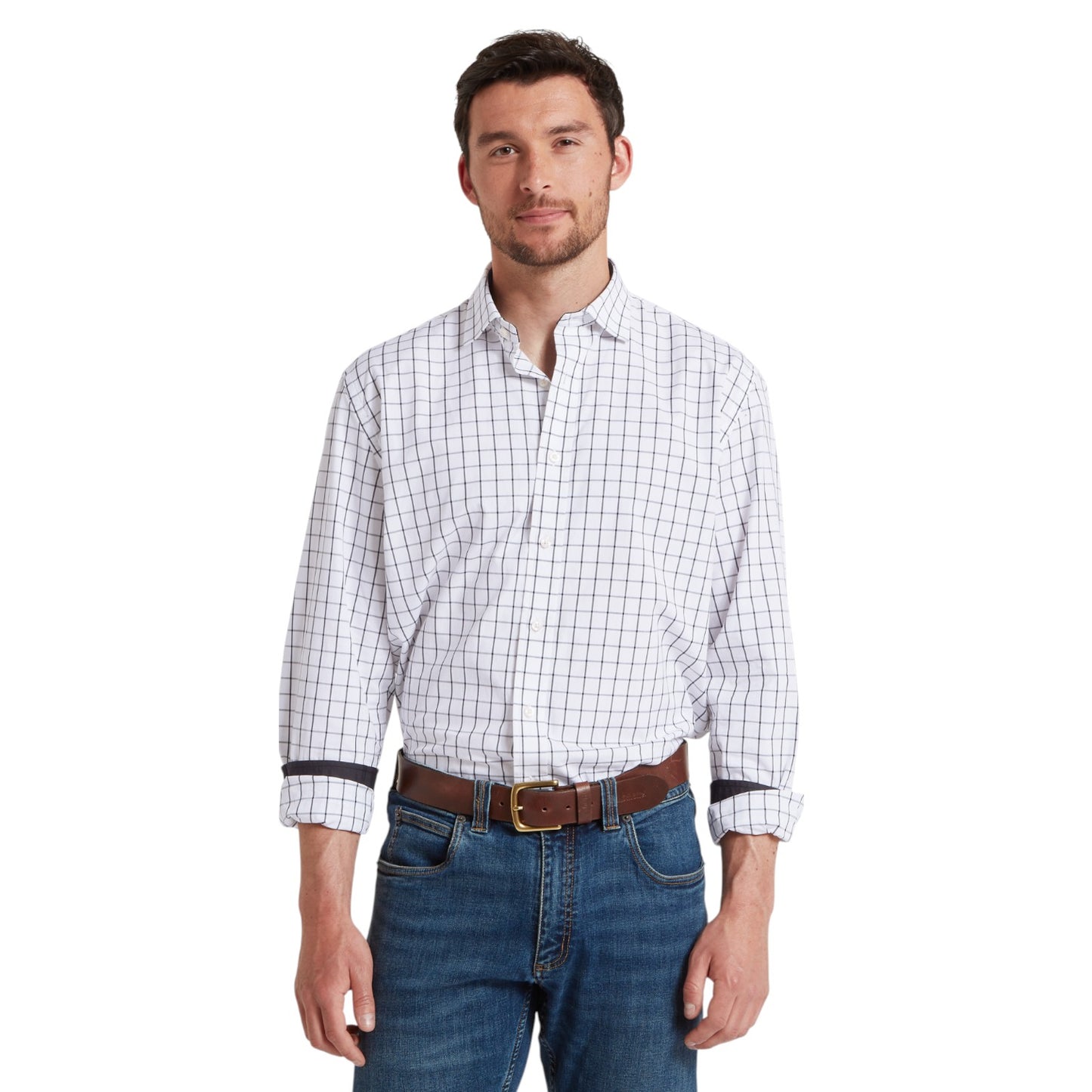 Schoffel Halesworth Tailored Shirt - Blue Check